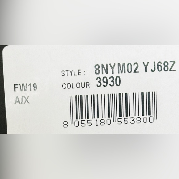 armani exchange grey Icon logo crew neck sweatshirt - Picture 4 of 4